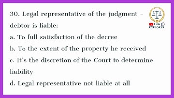 DIRECT PRELIMINARY QUESTIONS FROM BARE ACT || CIVIL PROCEDURE CODE 1908 || LAW EXPLORER