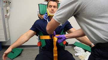 KED Spinal Immobilization for Sitting Patients | EMT Skill Demonstration