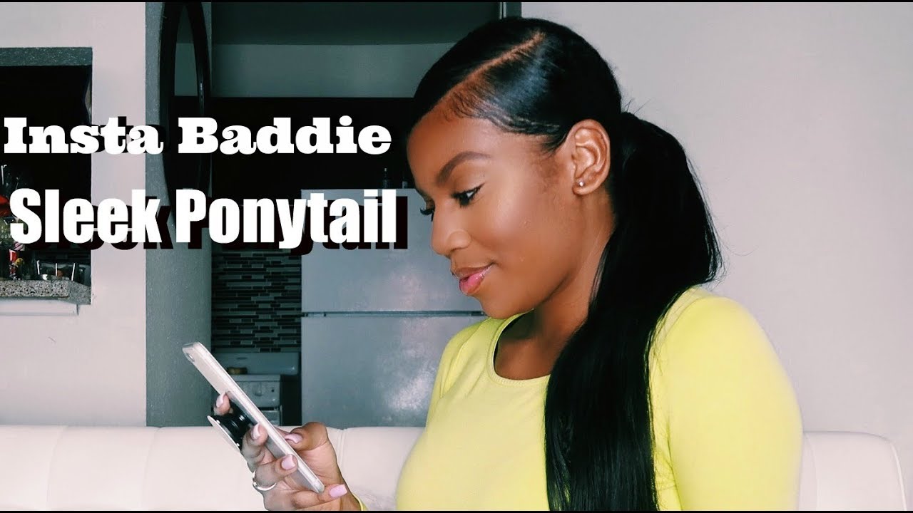How To Do A Sleek Ponytail On Natural Hair
