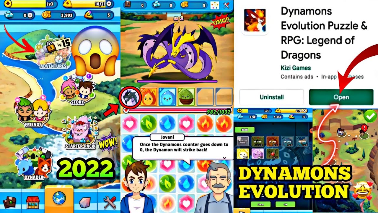 Dynamons - RPG by Kizi Gameplay IOS / Android 