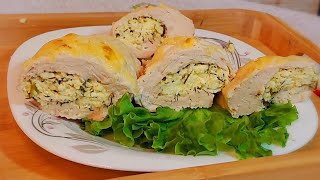 КУРИНАЯ ГРУДКА В ДУХОВКЕ/СОЧНЫЕ КУРИНЫЕ РУЛЕТЫ С ТВОРОГОМ И СЫРОМ