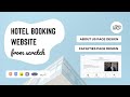 03 - Hotel Booking Website using PHP and MySQL | Facilities & About us page design