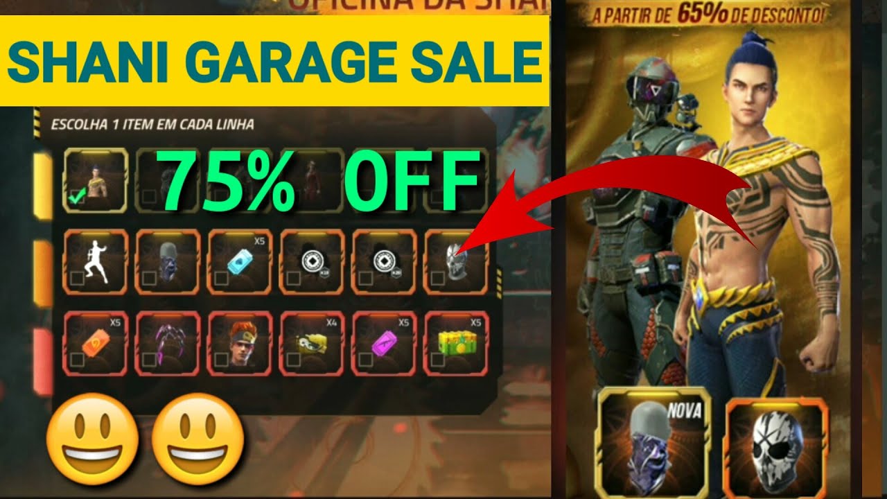 Shani's Garage Sale | Upcoming Event In Free Fire - YouTube
