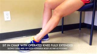 Chair Heel Slides-Exercise