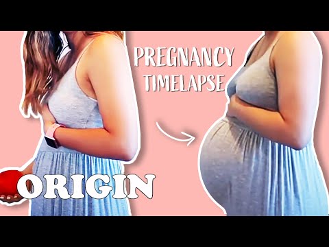Brittani's Pregnancy Time Lapse - Week By Week | Origin