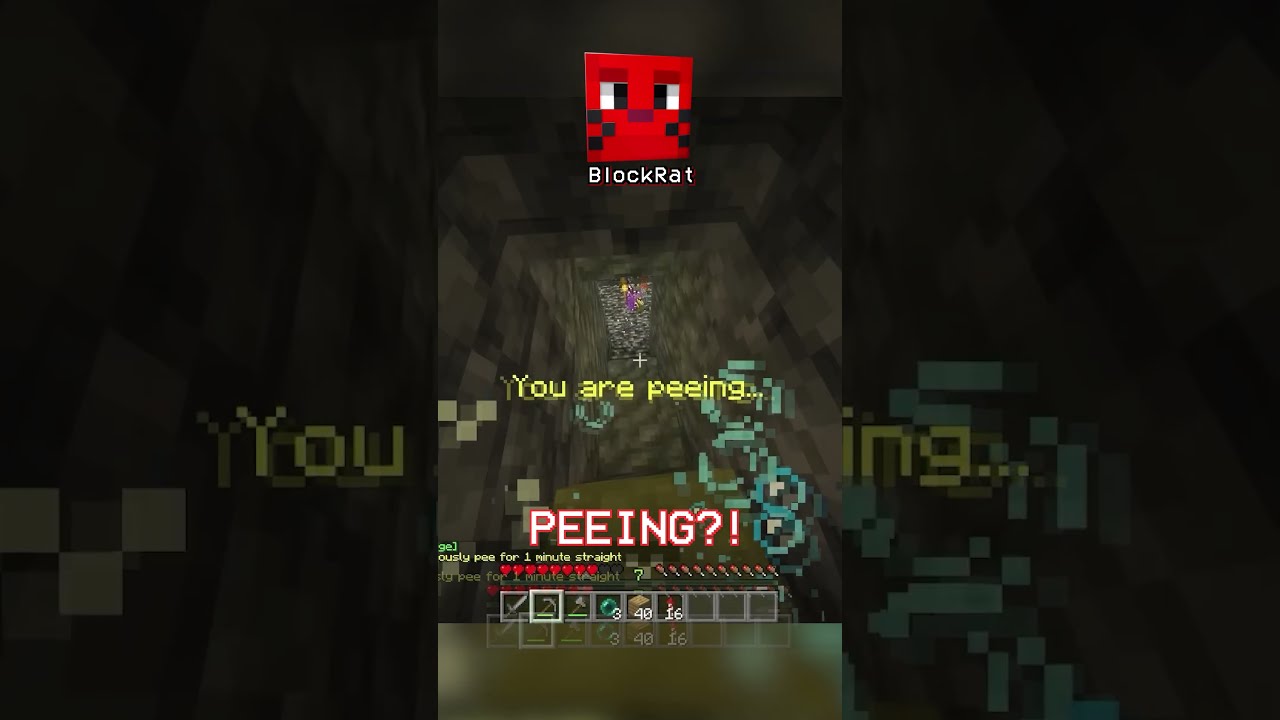 pee...  #minecraft