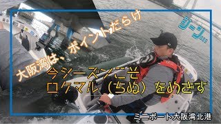 大阪湾は、ポイントだらけ　ミニボート　釣りに行きたくなる動画