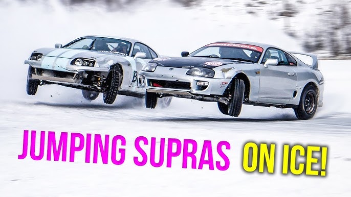 Drifting on a Frozen Lake Bed Looks Ridiculously Fun