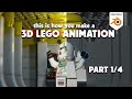 How to make a lego animation in blender 2023 updated  part 1  models