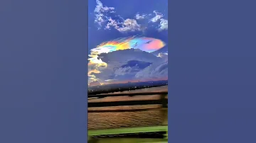 Real rainbow in the sky. Music for deep sleep. Relaxation and meditation. Sleep music. #meditation