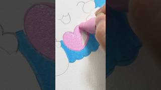 Drawing a HAPPY Cinnamoroll with Posca Markers!! ☁️💙 #posca #cinnamoroll #sanrio