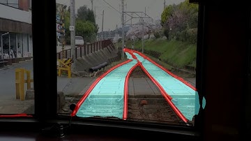 Fast Rail Track Semantic Segmentation based on Bisenet v2 (trained on Railsem19 dataset)