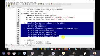 Lecture 10: Function Basics Profile