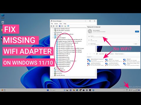 Fix WiFi Adapter Missing In Windows 11/10 | Get Back Wireless Adapter
