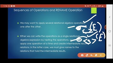 Relational Algebra (Rename Operation)(1)