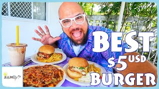 BURGER MUKBANG AT APIA S TINIEST AND BEST FAST FOOD RESTAURANT KILO SHACK SAMOAN