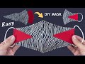 New Style Perfect Mask! Diy Breathable Face Mask Easy Pattern From Dish Sewing Tutorial At Home |