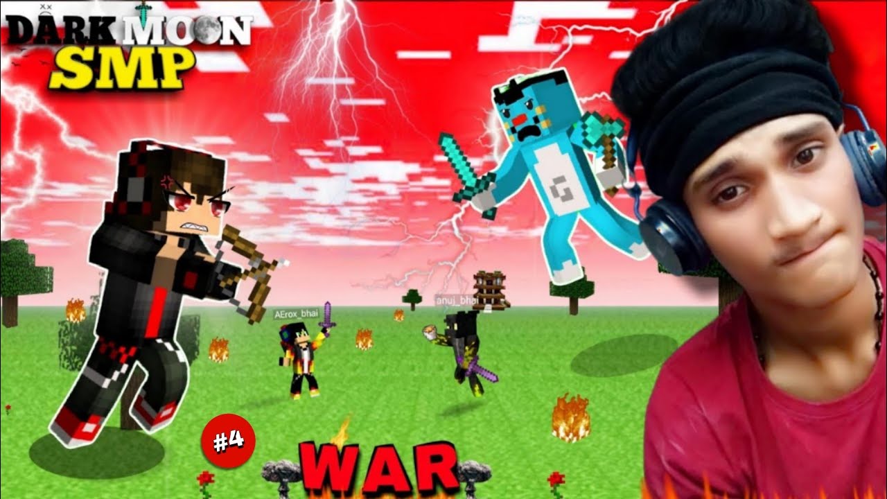 THE WAR DAY |Darkmoon SMP Minecraft💥