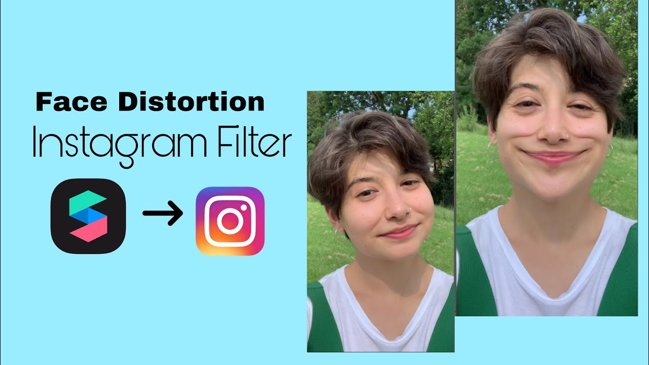 How To Make Face Distortion, Deformation Filter in Spark Ar YouTube