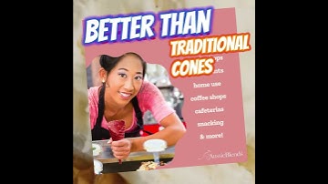 Premium Vegan Waffle Cones – GMO-Free, Kosher, Natural  #wafflecones #softservemix #icecreammix