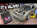 Honda K Series Swapped S14 FIRST START UP!!