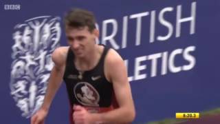 321 Rob Mullett wins 3000m Steeplechase Men's Final British Athletics Championship 2016 HD