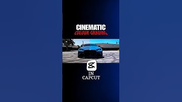 How Create Cinematic Colour Grading In Capcut #capcut #tutorial #brakedit #shortsfeed #colorgrading