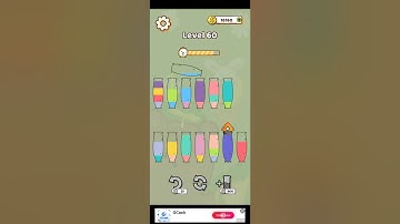 How to complete Drink sort master advance mod Level 60