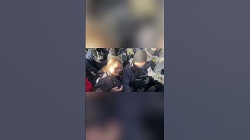 Canal Street Protesters Block Garage With ICE Agents Inside #shorts