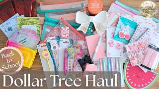 Giant Dollar Tree Haul - Crafting & Back to School!