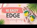 10 Easy Beaded Edge Techniques | Beadwork Tutorials