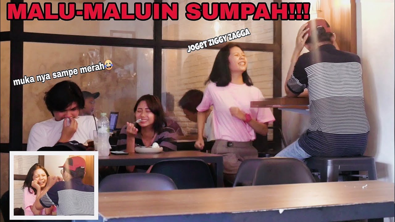 PRANK PACARAN AL4Y DI DEPAN UMUM!!  IYUHH AHAYY