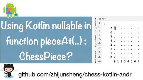 Android Chess 005: Kotlin nullable used in method "pieceAt(col: Int, row: Int) : ChessPiece?"