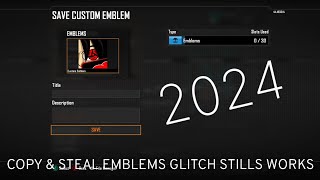 Black Ops 2 - How Too Copy & Steal Emblems Glitch 2024