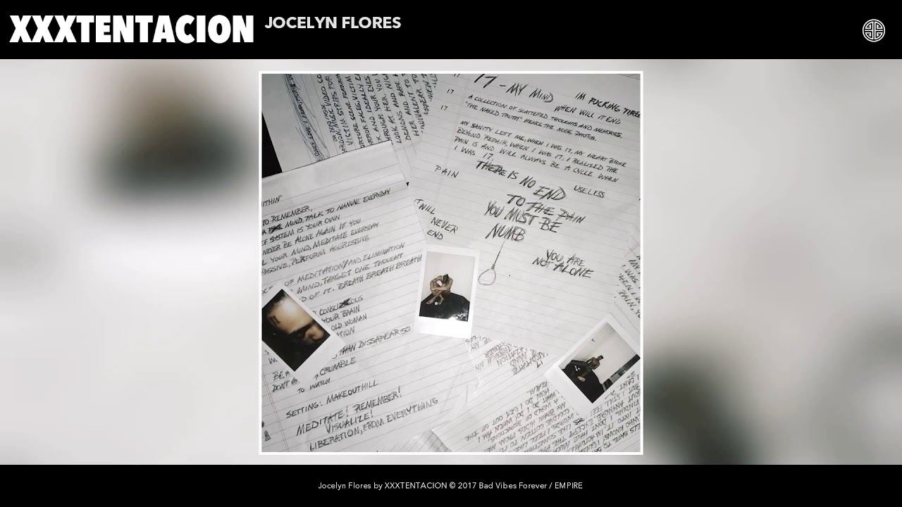 Xxxtentecion Jocelyn Flores R I P X Youtube Xxxtentecion Jocelyn Flores R I P X Youtube