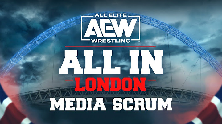 AEW All In Post Show Media Scrum | 8/27/23, London