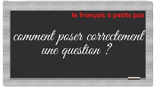 la phrase interrogative