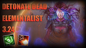 PoE 3.24 - Detonate Dead Elementalist League Start Guide