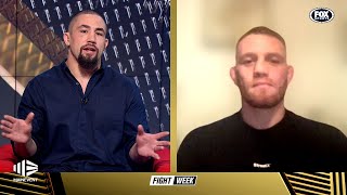 Rob Whittaker talks Jack Della Maddalena v Gilbert Burns at UFC 299 | Fox Sports Australia