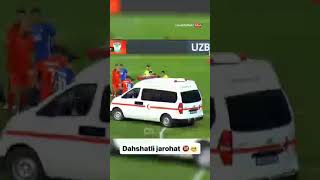 Daxshatli Jarohat. O‘zbekiston Super Ligasida Futbolchinhushini Yo‘qotdi