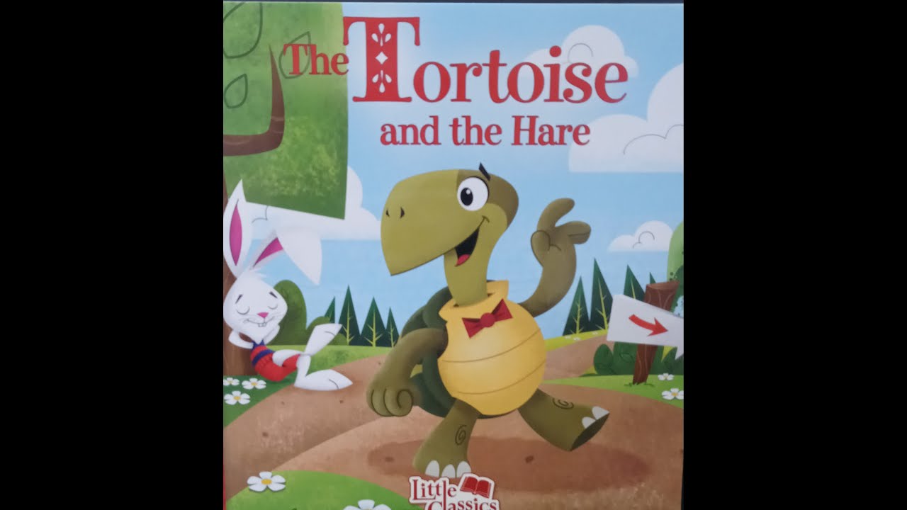 👸Reading THE TORTOISE AND THE HARE a bedtime story time book read by ...