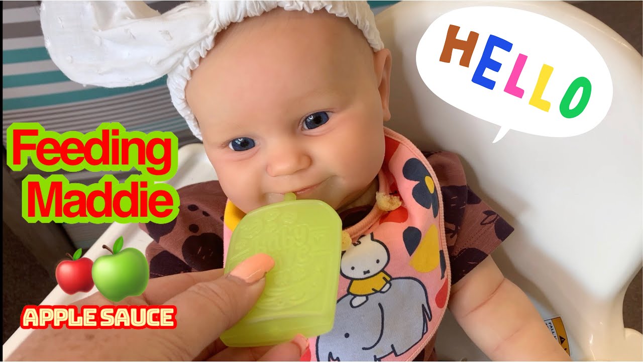 Reborn baby Maddie feeding and morning routine | reborn role play | reborn life