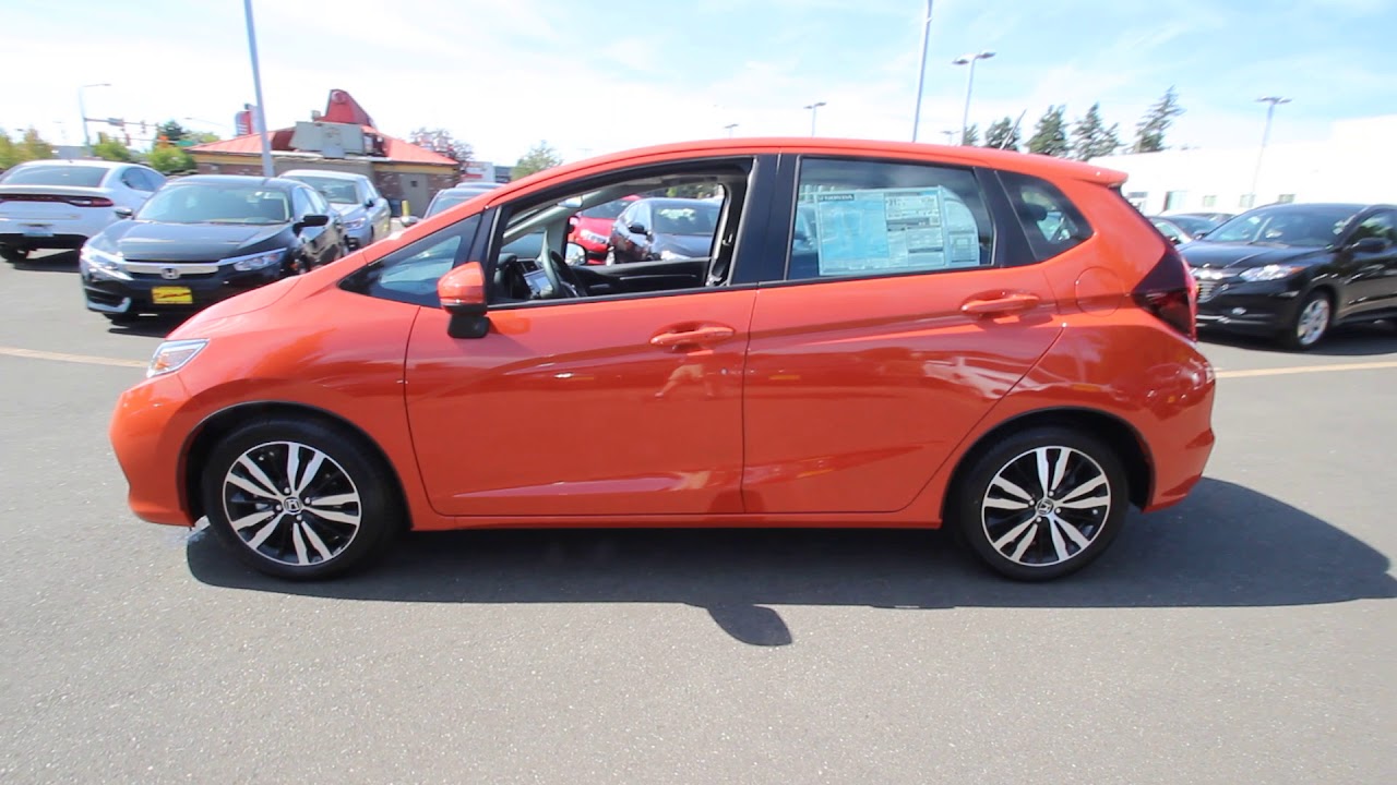 2018 Honda Fit EX | Orange | JM702483 | Seattle | Burien | Renton - YouTube