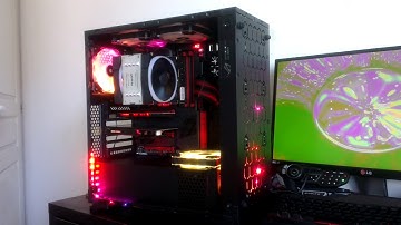 Sync LED RGB 7x Corsair HD120 RGB, 2x NZXT Aer RGB, Segotep K7