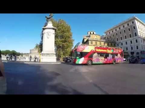 STREET VIEW- Ponte Vittorio Emanuele II in Rome in ITALY