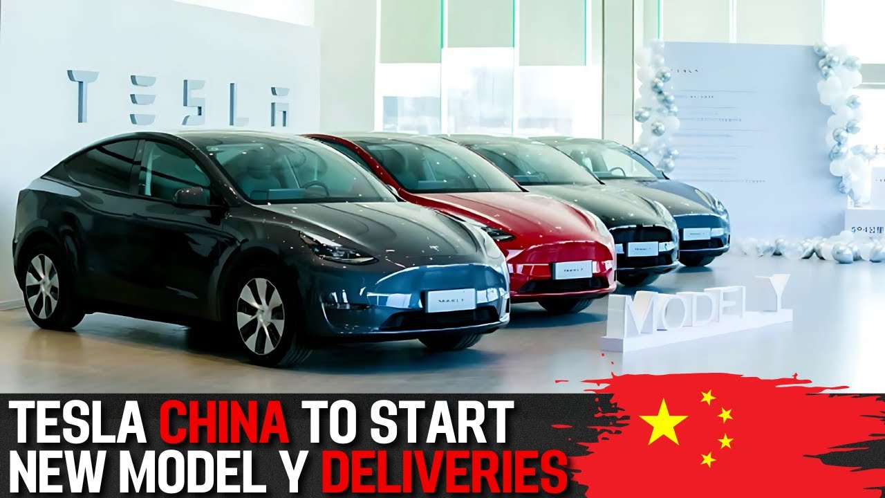 Tesla China Start New Model Y Deliveries! - YouTube