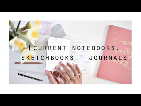 my-current-notebooks,-sketchbooks-+-journals-·-semiskimmedmin