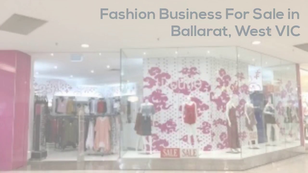 Fashion Business For Sale in Ballarat,