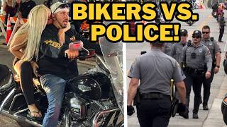 Cops vs Bikers! Wild Police Encounters at Daytona Biketoberfest!