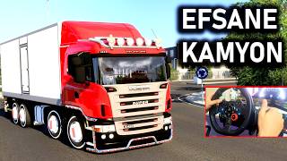 İMDAT TV'nin KAMYONU! KÜKREYEN SCANİA İLE JET - ETS 2 MOD Logitech G29